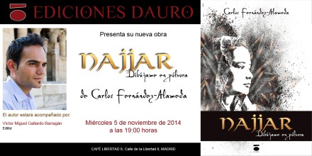 Najjar, dibújame en pólvora, presentación en Madrid